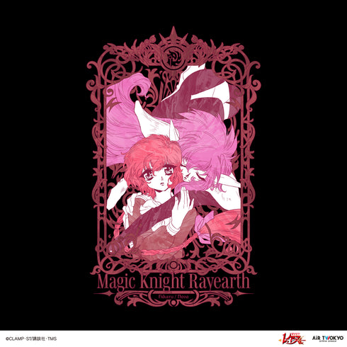 『魔法騎士レイアース』第2弾 デコラティブTシャツ 1(獅堂光&ノヴァ)ブラック